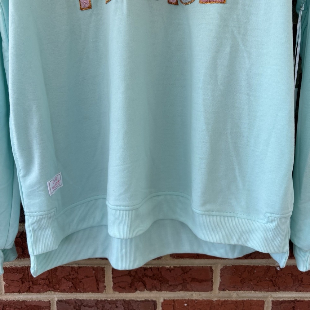 Simply Southern Sparkly Lake Please Crew Neck Pullover Sweatshirt 2XL *NWT - Picture 3 of 12